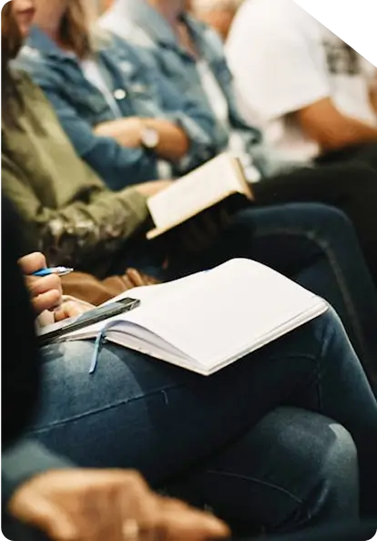 Group therapy to build peer support and shared learning